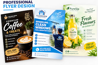 design professional flyers in canva