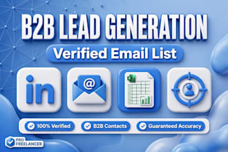 do linkedin lead generation and email list building