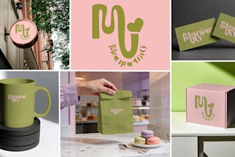 design a luxury, elegant premium logo and branding