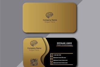 design professional minimalist business card design