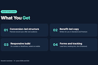 build a conversion focused landing page on lovable or wordpress