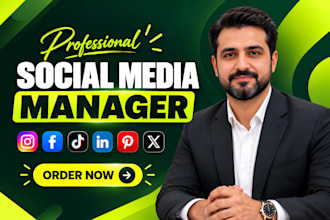 be your social media marketing manager and content creator