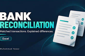 reconcile your bank statements and accounts in excel