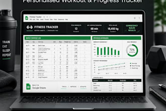 create a personal fitness progress tracker