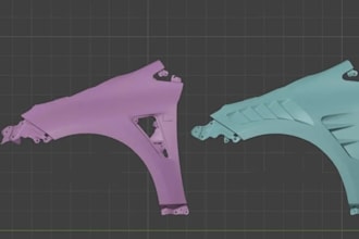reverse engineer machine replacement parts into accurate cad models