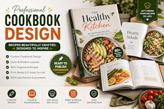 do cookbook ebook design, formatting and layout design, kdp cookbook formatting