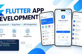 develop mobile apps using flutter and dart