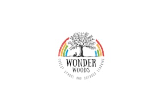 design childcare, education kids, and children logo