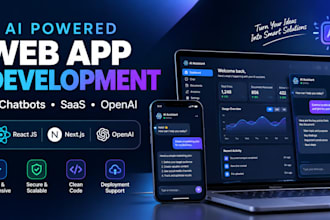 build an ai powered website or web application