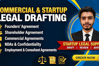 professionally draft agreements for startups