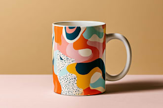 make amazing typography and custom coffee mug design
