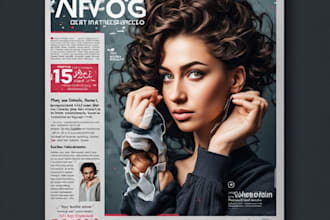 design awesome magazine ad, newspaper ad, flyer or poster