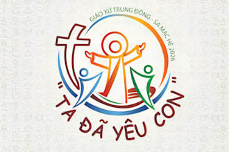 do professional christian catholic church and religious event logo