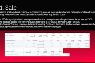 lead generation and ecommerce sales campaigns
