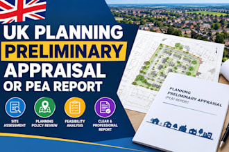 do a UK planning preliminary appraisal or pea report