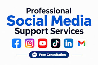 provide professional social media support services