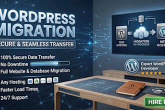 do complete wordpress site migration with safety and full backup
