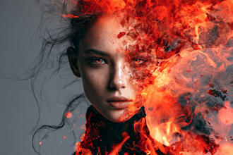 natural portrait retouching and photo editing