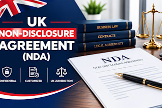 draft a professional UK non disclosure agreement nda