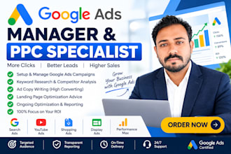 manage google ads campaigns and optimize PPC for better results