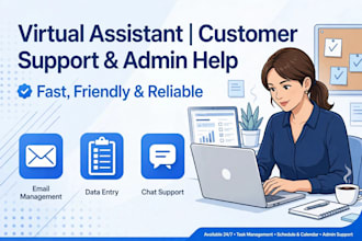 provide professional customer service and data entry