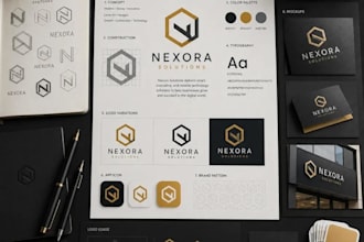 design modern minimalist logo design for your business