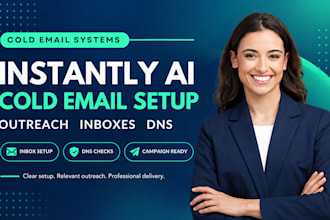 set up instantly ai for cold email outreach