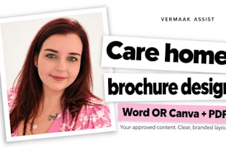 design your care home brochure or provider information pack