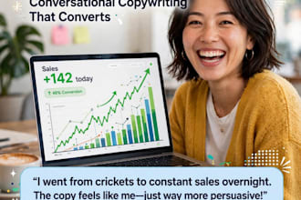 deliver a conversational sales copy that converts
