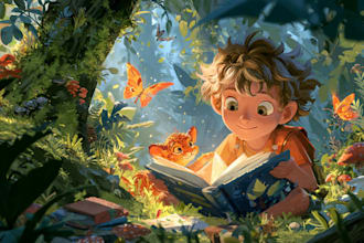 design children story book illustration
