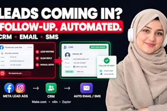 connect facebook lead ads to CRM with instant lead follow up