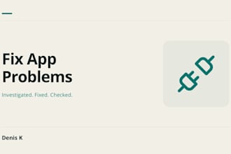 find and fix problems in your app or website