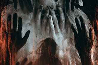 design professional horror book cover or ebook cover