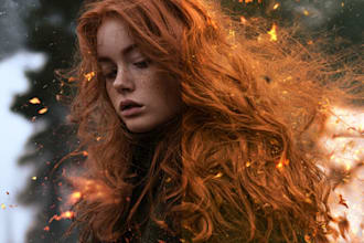 do portrait photo retouching and photoshop editing