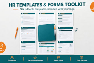 create editable HR document templates, forms and checklists for businesses