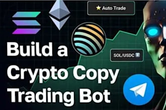 build telegram copier bot, binance bot, futures trading, mt5, arbitrage bot, okx