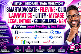 smartadvocate filevine clio lawmatics litify mycase legal intake gohighlevel n8n