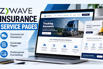 create and customize zywave insurance service pages