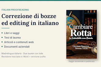 proofread and edit your italian text