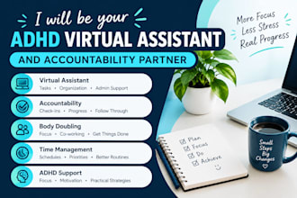be your adhd virtual assistant and accountability partner