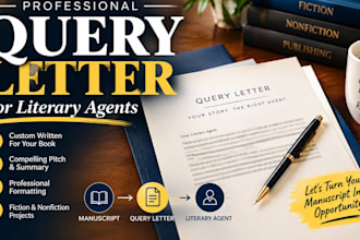critique and edit your query letter, book synopsis, publishing advice