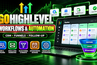 be your go high level expert for gohighlevel automation, CRM setup and workflow