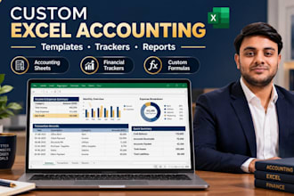 create custom excel accounting templates and trackers