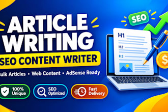 write bulk SEO articles for food and lifestyle