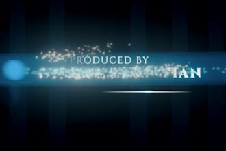 create a custom animated title sequence for your project