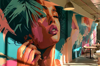 design graffiti designs, murals and wall arts