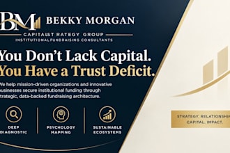 engineer premium fundraising strategy and investor pitch deck for your nonprofit