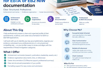 organize your professional achievements for eb1a or eb2 niw documentation