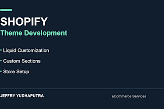 build and customize your shopify store with liquid