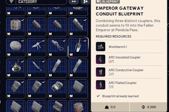 farm emperor gateway key blueprint